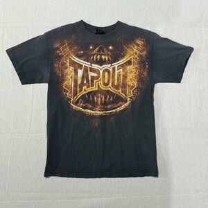 Men’s Y2K Tapout Shirt Skull Flames